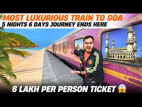 My Most LUXURIOUS TRAIN TO GOA | The Golden Chariot Train Journey ENDS HERE ❤️ |  Indian Railways