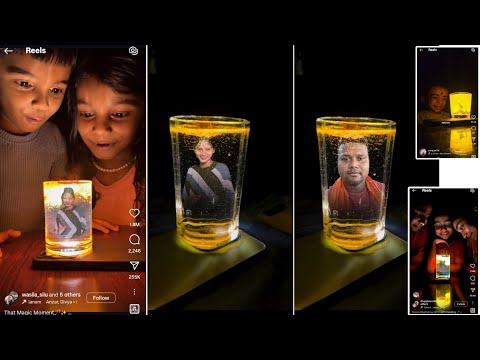 Photo in Haldi Glass | Water Glass Trend | How To Water Glass Reel Tutorial | Capcut Tutorial