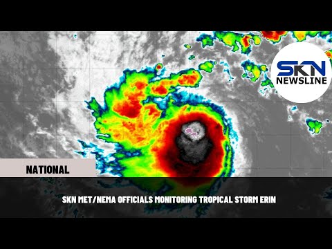 YouTube video thumbnail: SKN Metnema Officials Monitoring Tropical Storm Erin