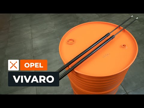 Como substituir as molas a gás da porta da bagageira no OPEL VIVARO A Van [TUTORIAL DA AUTODOC]