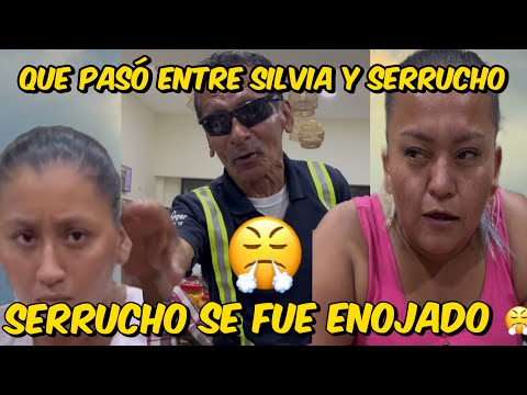 🛑Que pasó entre Silvia y Serrucho , se fue enojado del comedor 😱😱