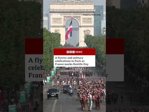 Bastille Day is France's independence day. #BastilleDay #Paris #BBCNews