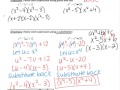 Factoring Expressions and U-Substitution