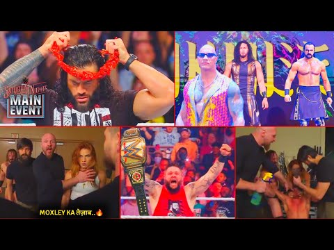 'Moxley k B'day.. 🔥' Moxley DESTRUCTION , Roman ULA.. Hikuleo came.. WWE Main Event 2024, Highlights