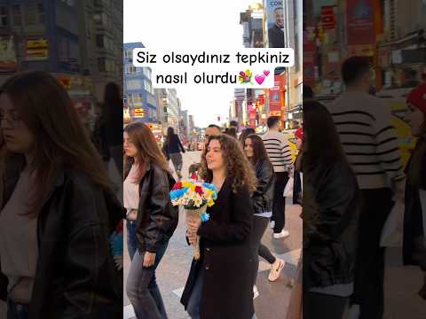 Tepkisi çok güzel olmadı mı?💐 #shortvideo #youtube #love #shorts #keşfet #kesfetteyiz #fyp #aşk