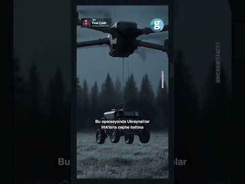 Ukrayna'dan dünyada bir ilk: Havadan karaya robot indirerek Rusları püskürttü