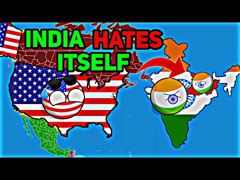 Why Does INDIA Hate BIHAR?! 😡 Could a CIVIL WAR Happen?🤔 USA’s SHOCKING Reaction💀 #Countryballs