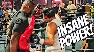 Ryan Garcia VICIOUS POWER on body pad workout #ryangarcia 
