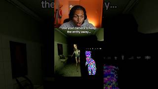 she HATES getting her picture taken🫣 #shortsfeed #horrorgame #gaming