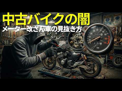 中古バイクの闇・メーター改ざん車の見抜き方‼️