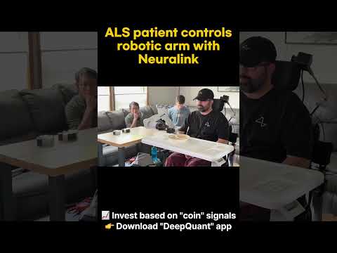 ALS patient controls robotic arm with Neuralink