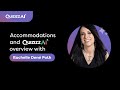 Accommodations and Benefits in Quizzes