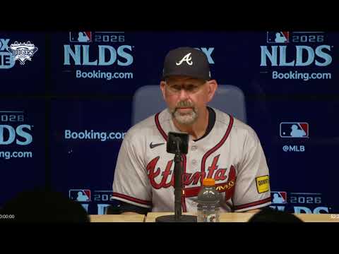 Braves Manager Reacts to Game 1 Loss to Dodgers, Doesn’t Know if Chris Sale Will Start Game 2