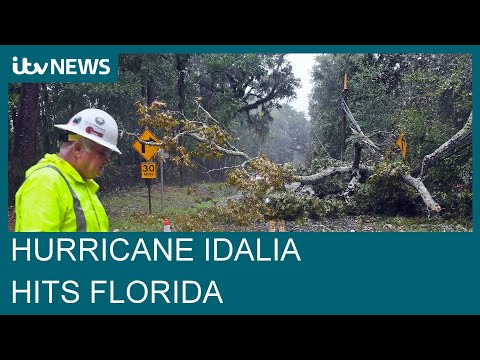 Hurricane Idalia makes landfall in Florida as 'life-threatening' category 3 storm| ITV News