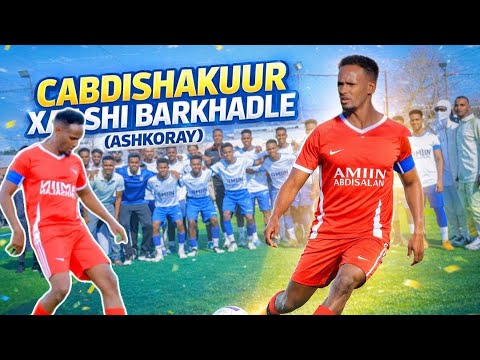 ⚽ Maxaad ka taqaanaa ciyaaryahan Cabdishakuur Xaashi Barkhadle  Ashkoray? Ruug cada kubada..