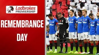 Watch as SPFL Clubs Commemorate Rememberance Day with A Minute’s Silence | Ladbrokes Premiership