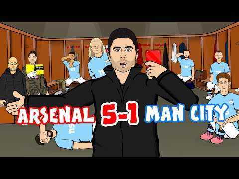 ARSENAL MAMBO NO 5-1😂 (Arsenal vs Manchester City Goals Highlights)