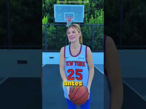 A bola de basquete fez ela viajar o MUNDO 🏀✈️ (@hannahstocking via IG)