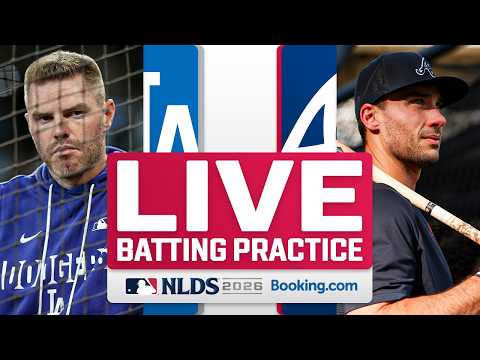 <strong>Braves</strong> NLDS Game 4 <strong>LIVE</strong> Batting Practice