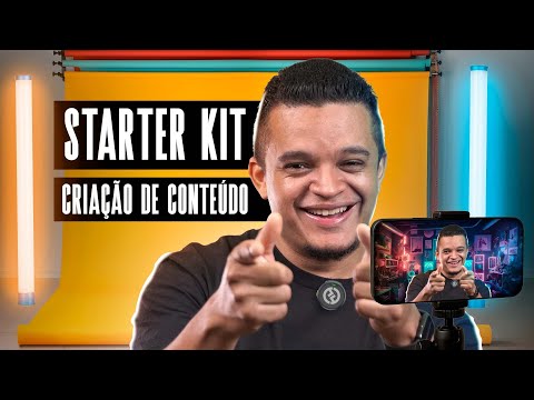 GRAVE COMO UM PROFISSIONAL usando o seu CELULAR! Iluminação, Microfone, Suportes e MUITO MAIS