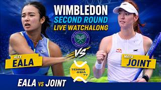 Alex Eala vs Maya Joint | Wimbledon 2nd Round | LIVE WATCHALONG #TENNIS