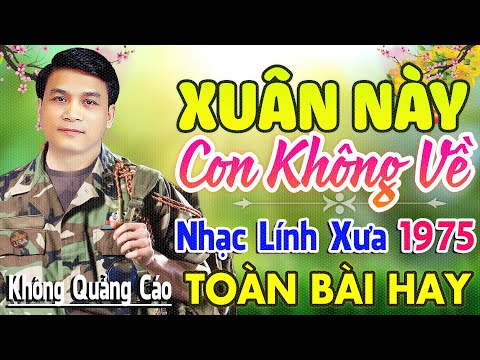 Xuân Này Con Không Về ♪ 22 Bài Nhạc Lính Hải Ngoại 1975 Bất Hủ Toàn Bài Hay Cả Làng Cùng Nghe