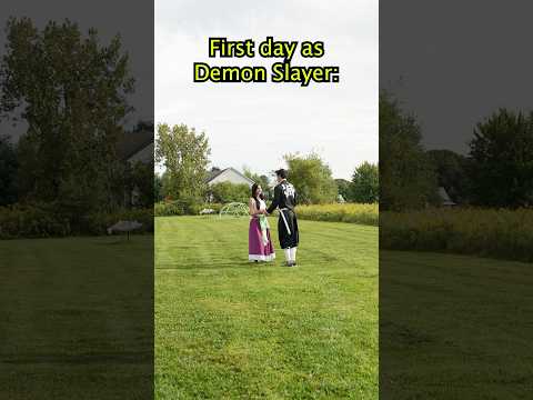 First day as Demon Slayer… #anime #demonslayer