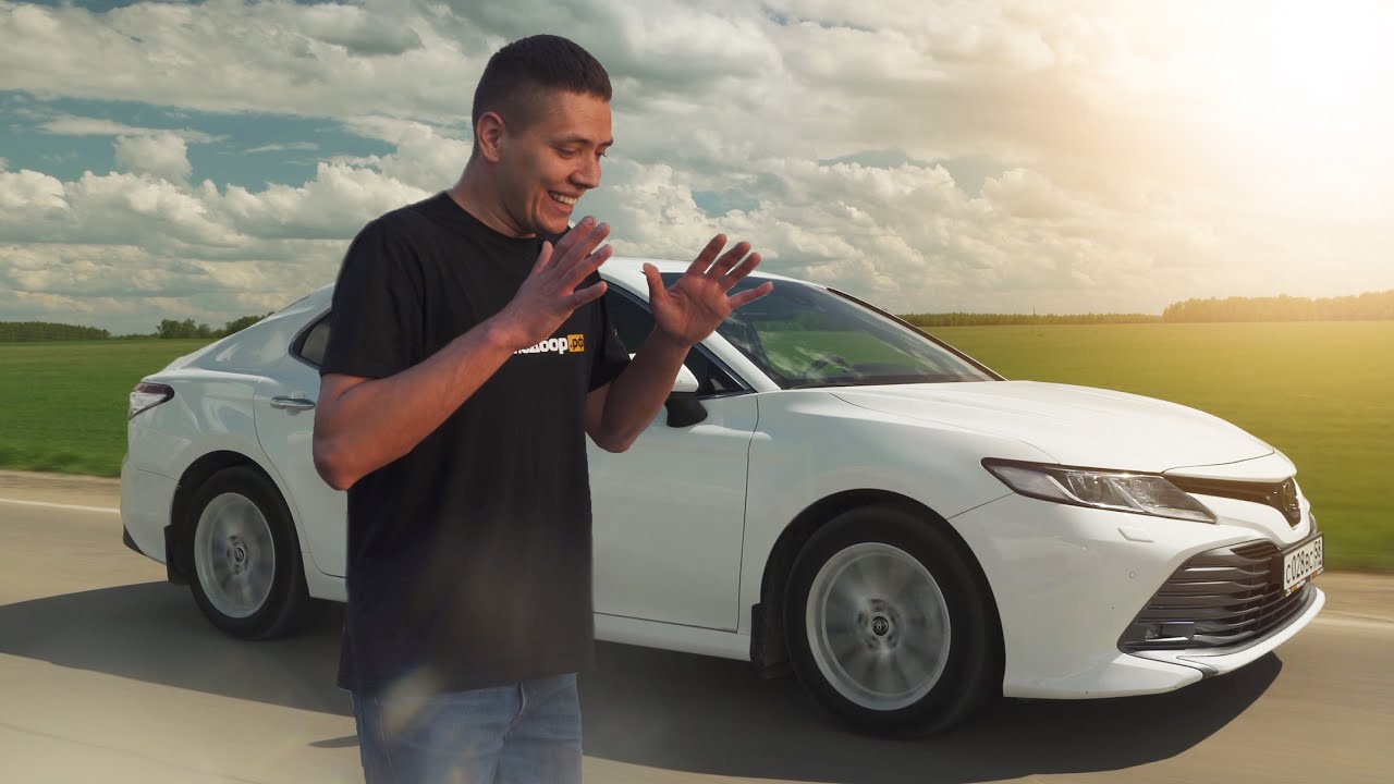 Toyota Camry 70. Яркая серость. И обзор скучный (