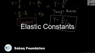 Elastic Constants