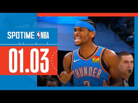 [SPOTIME NBA] '미리보는 파이널' 보스턴 vs 오클라호마시티 & TOP5 (01.03)