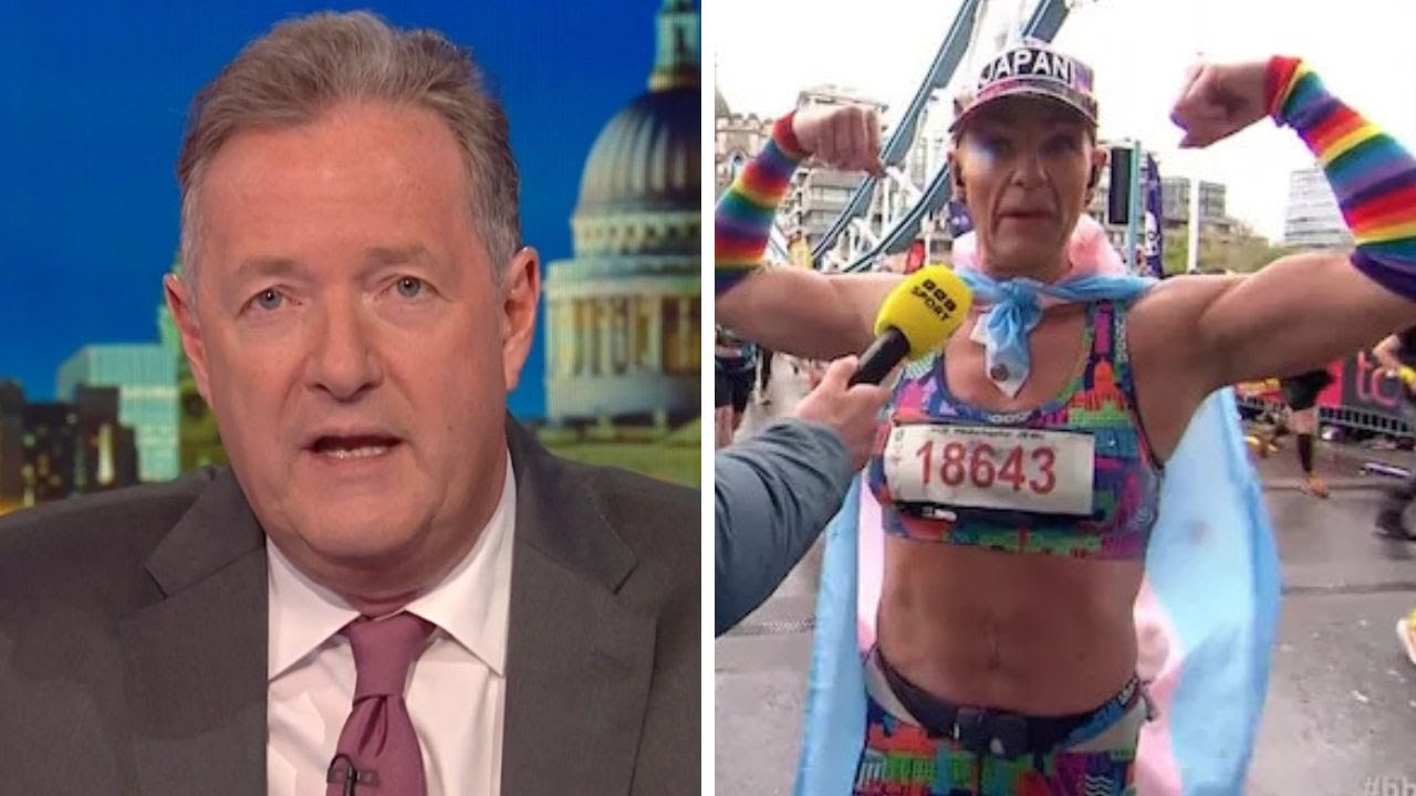 “It’s Embarrassing!” Piers Morgan Reacts To Transgender Marathon Runner