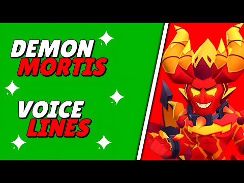 DEMON MORTIS ALL VOICELINES! BrawlStars.