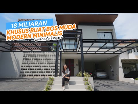 Eps. 555 | RUMAH MEWAH BERKONSEP MODERN MINIMALIS | CLUSTER GIRILOKA BSD CITY