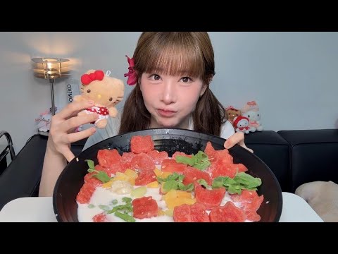 키티화채 먹으면서 근황토크