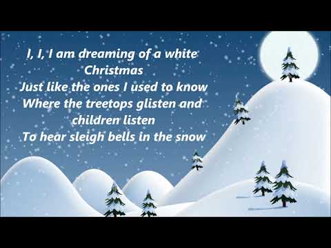 The Drifters - White Christmas (Lyrics)