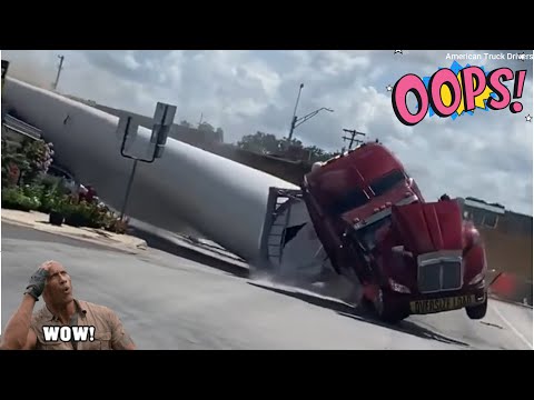 Train hits different Semis Stopped on Level Crossing