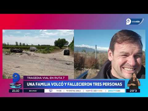 Tragedia en la Ruta 7: regresaban de vacaciones, volcaron y falleció un padre con sus dos hijos