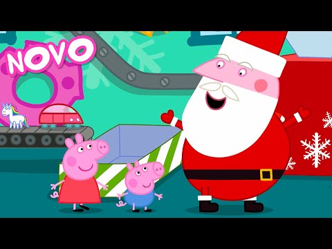 Peppa Pig Português Brasil | A Oficina do Papai Noel | NOVO Contos da Peppa Pig