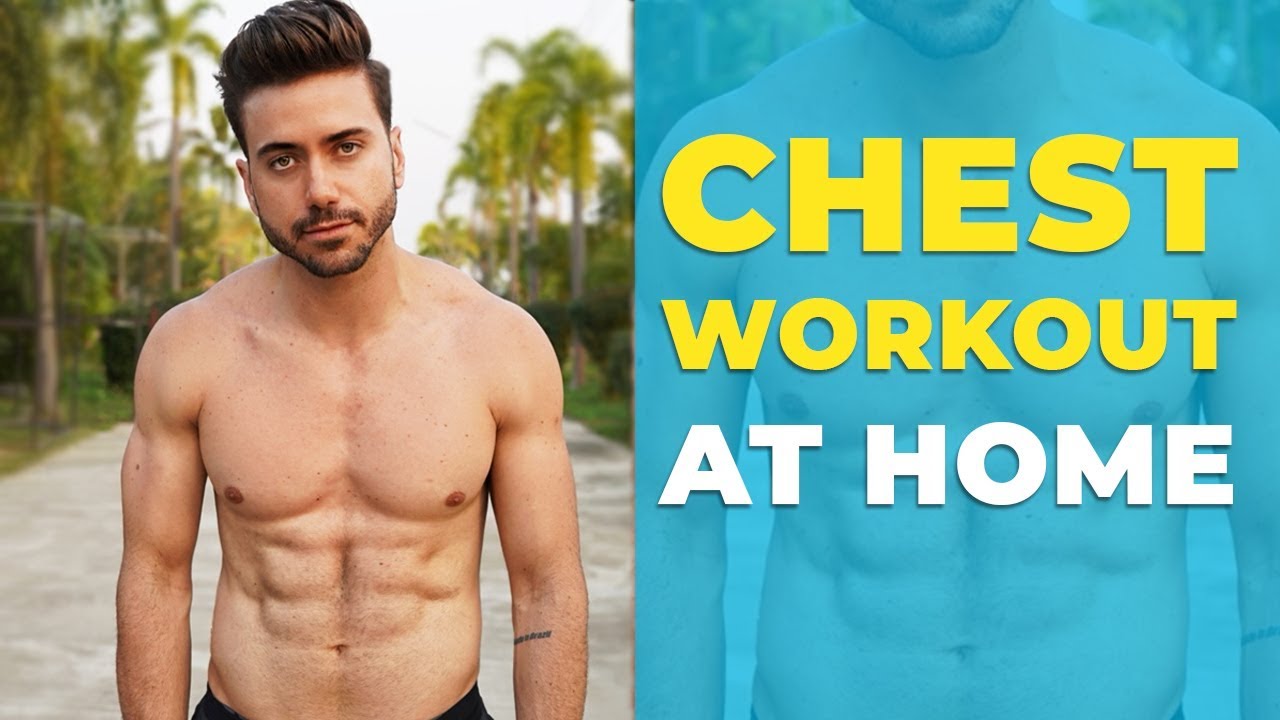 5 AWESOME Chest Exercises ANYONE Can Do AT HOME - Alex Costa