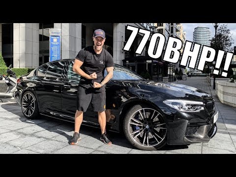 TAKING A 770BHP TUNED BMW M5 TO THE GYM!!