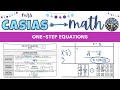 Solving One-Step Equations in 8th Grade Math