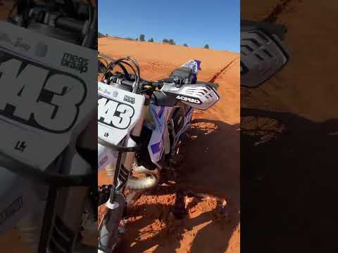 Dirt biking on tiramisu