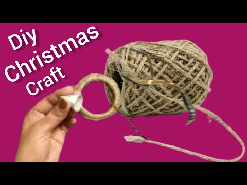 Diy Mini Christmas Wreath Made With Old Bangles | Best Out Of Waste Craft For Christmas#diyornaments