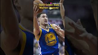 Top 5 Golden State Warriors Legends! #trending #nba #basketball #sports #viralvideo #viralshorts