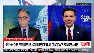 Ron DeSantis on State of the Union with Jake Tapper, CNN