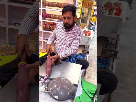 Jaipur's Lac Bangle Making Live #shorts