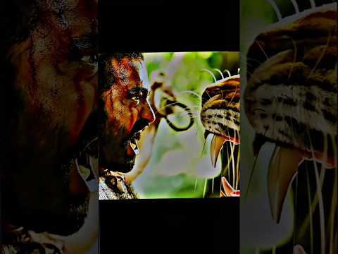 Ram Charan VS Tiger 🔥 RRR Amazing Action movies scenes #shorts #rrr