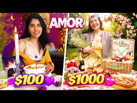 HACEMOS UNA CENA DE SAN VALENTÍN 100 vs 1000 | MUSAS