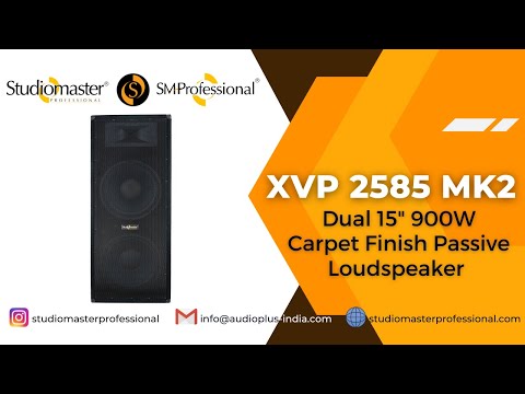 XVP 2585 MK2 Powerful Dual 15