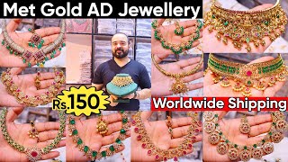 Exclusive Bridal Met Gold AD Jewellery Collection 2025 | Premium Quality Antique & Gold AD Jewellery